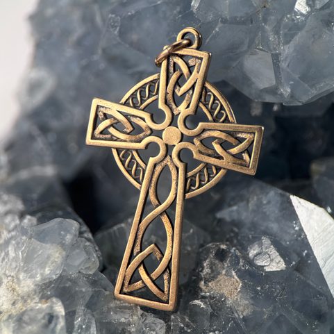 KELTSKÝ KŘÍŽ, PŘÍVĚŠEK BRONZ