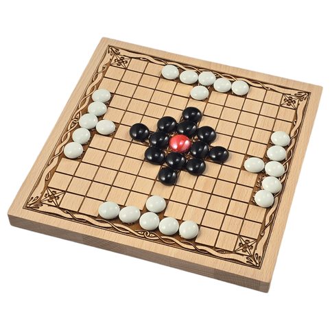 HNEFATAFL - VIKINSKÉ ŠACHY S HRACÍMI KAMENY - SKLO