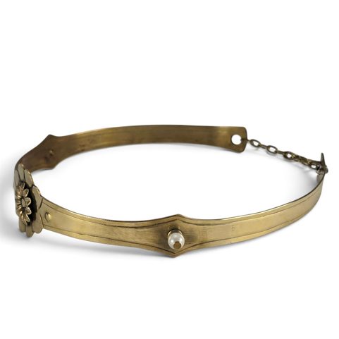 MEDIEVAL WOMEN’S BRASS CROWN