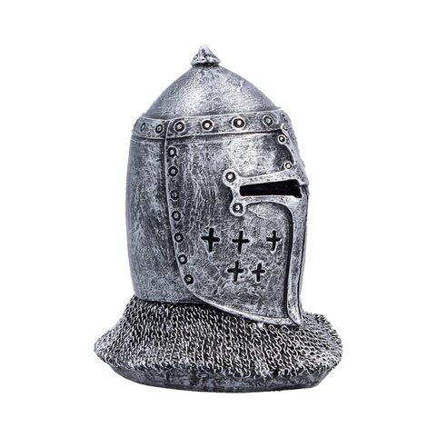 STŘEDOVĚKÁ PŘILBA, FIGURKA 10.6CM