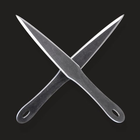 LANCELOT, ZÁVODNÍ VRHACÍ NOŽE - SADA 3X