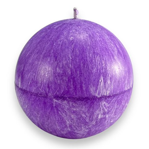 SVÍČKA, KOULE 8 MM, FIALOVÁ