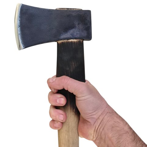 KOVANÁ BUSHCRAFT SEKERA - KANADSKÝ TYP Z UHLÍKOVÉ OCELI - ROBSON