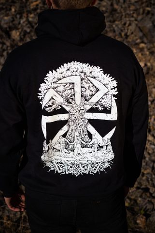 BROTHERHOOD SLOVANSKÁ MIKINA S KAPUCÍ, ZIPPER