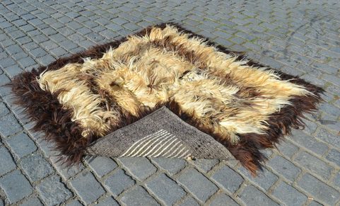 CHALIŠTE, BALKÁNSKÝ PŘEHOZ Z OVČÍ VLNY XXL