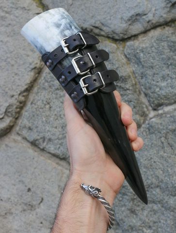 ROCKER, KOŽENÝ DRŽÁK NA ROH