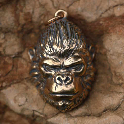 GORILA, PŘÍVĚŠEK, BRONZ