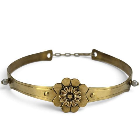 MEDIEVAL WOMEN’S BRASS CROWN