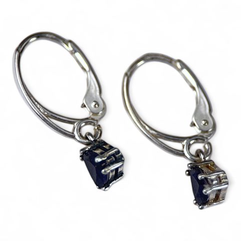 TRIANGULAR, STŘÍBRNÉ NÁUŠNICE S IJOLITEM, AG 925