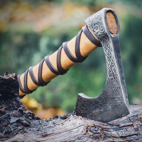 VALKNUT LEPTANÁ VIKINGSKÁ SEKYRKA - OMOTÁVKA