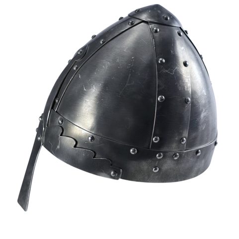 NORMAN, STŘEDOVĚKÁ PŘILBA, HLINÍK