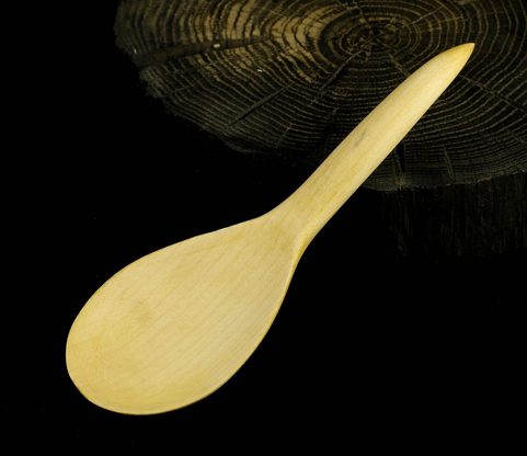 VYŘEZÁVANÁ LŽIČKA, DŘEVO