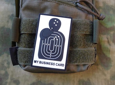 VIZITKA, 3D PATCH NÁŠIVKA, SUCHÝ ZIP
