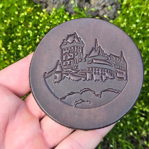 PIVNÍ PODTÁCEK - KOŽENÝ PODTÁCEK