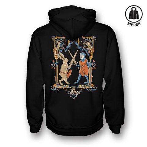 DUEL, MIKINA S KAPUCÍ, ZIPPER