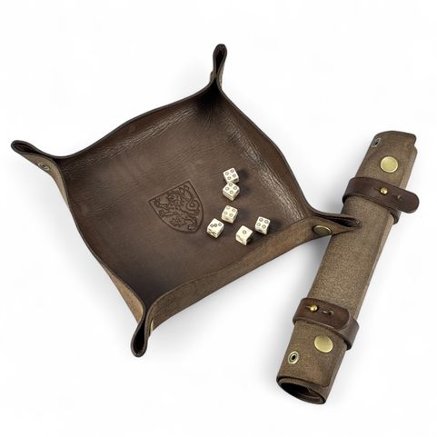 KOŽENÝ ROLOVACÍ DICE TRAY