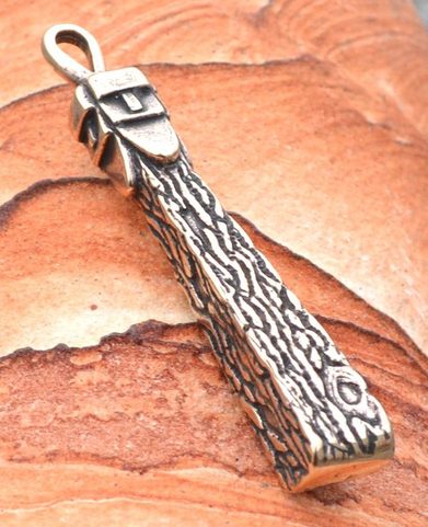 SVANTOVÍT, VELKÝ SLOVANSKÝ AMULET, BRONZ