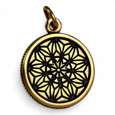 VEGVÍSIR SKULL - ISLANDSKÁ RUNA, PŘÍVĚŠEK BRONZ