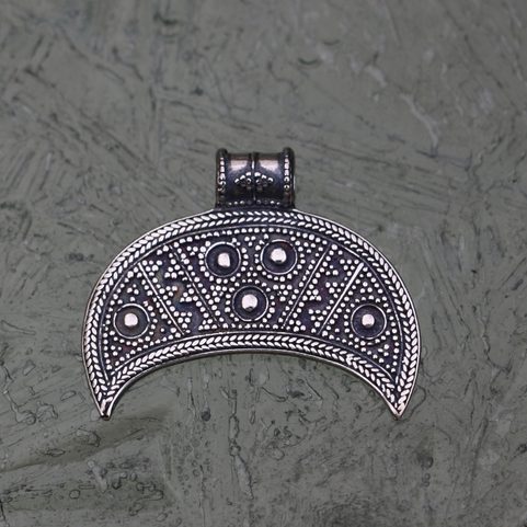 LUNULA, VELKOMORAVSKÝ STŘÍBRNÝ PŘÍVĚSEK, AG 925