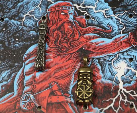 SLOVANSKÉ AMULETY 12 KUSŮ A PREZENTAČNÍ TABLO , ZVÝHODNĚNÁ SADA