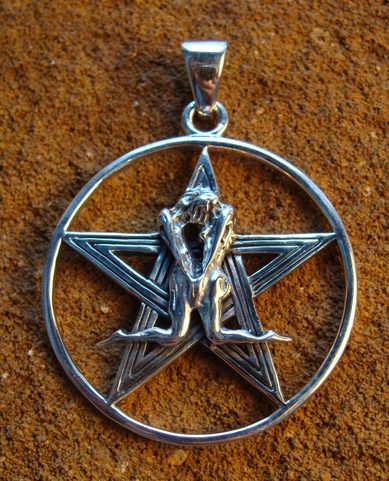 PENTAGRAM MAGIE SEXU, STŘÍBRNÝ PŘÍVĚSEK, AG 925