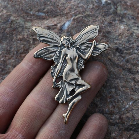 VÍLA, AMULET, BRONZ