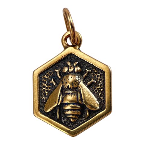 VČELA, PŘÍVĚŠEK, BRONZ