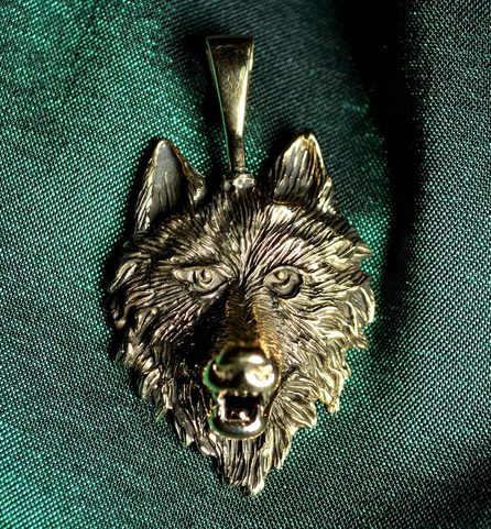 FENRIR, VIKINSKÝ VLK, TALISMAN, BRONZ
