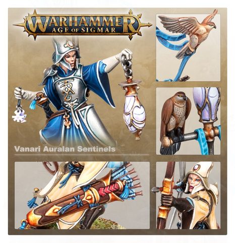 WARHAMMER AGE OF SIGMAR VANARI AURALAN SENTINELS