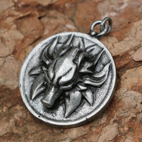 SLOVANSKÝ VLK AMULET, ZINEK