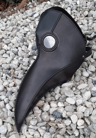 MOROVÝ DOKTOR, KOŽENÁ MASKA