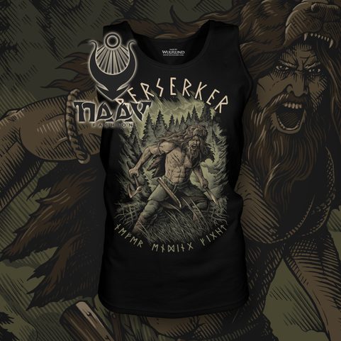 BERSERKER - VIKINSKÝ VÁLEČNÍK, TÍLKO PÁNSKÉ, BAREVNÉ