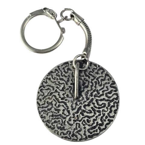 KLÍČENKA VEGVISIR - KOMPAS, ISLANDSKÁ RUNA, ZINEK