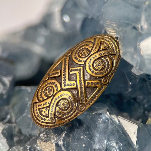 OVÁLNÁ BROŽ  VIKING