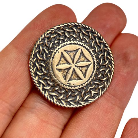 SVARGA, SYMBOL SLUNCE, BRONZ, PŘÍVĚŠEK