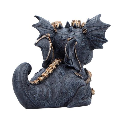 FIGURKA STEAMPUNK DRAK GEARLING ČERNÝ