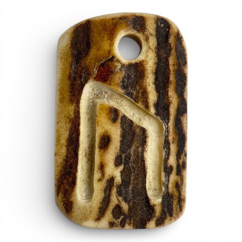 URUZ, RUNA, AMULET Z PAROHU