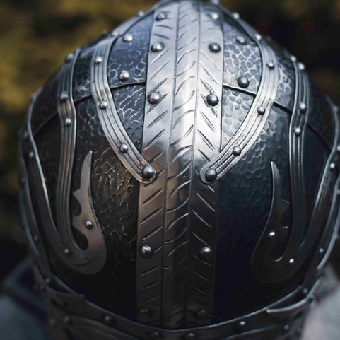 VENDEL, LUXUSNÍ VIKINSKÁ PŘILBA