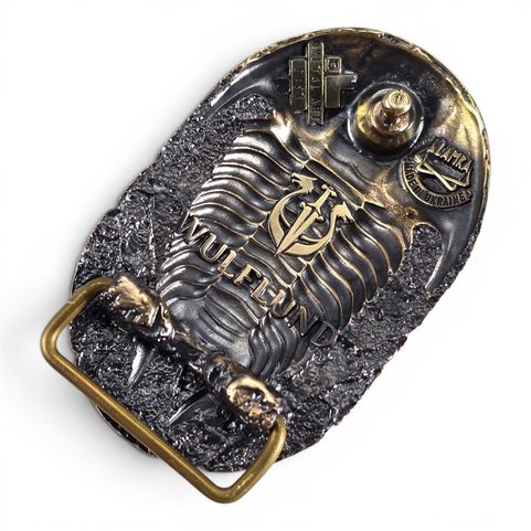 TRILOBIT, SPONA NA OPASEK, MOSAZ
