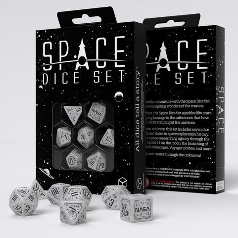 APOLLO, SADA VESMÍRNÝCH RPG HRACÍCH KOSTEK