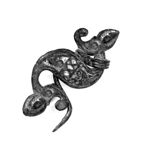 ROMANO-BRITSKÁ DRAČÍ SPONA, BRONZ