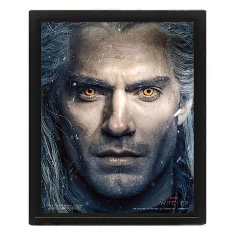 ZAKLÍNAČ THE WITCHER FRAMED 3D EFFECT POSTER PACK INTERTWINED 26 X 20 CM - 3 KUSY