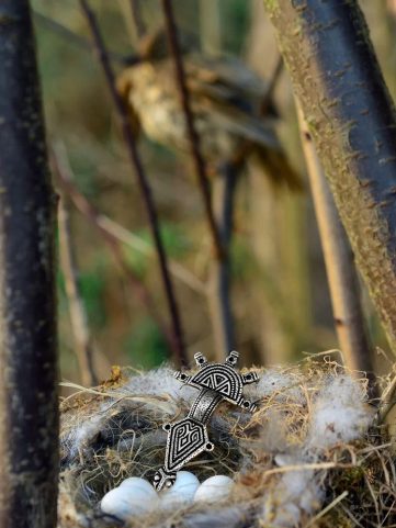 GERMÁNSKÁ SPONA HAHNHEIM, BRONZ
