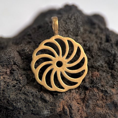SYMBOL SLUNCE IV, PŘÍVĚŠEK, BRONZ