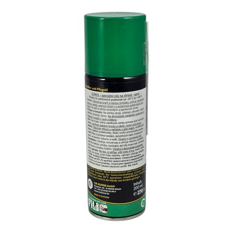 GUNEX, BALLISTOL, OLEJ NA ZBRANĚ, SPRAY, 200 ML