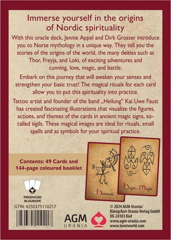 NORSE MAGIC, TAROTOVÉ KARTY - AUTOR KAI UWE FAUST Z KAPELY HEILUNG