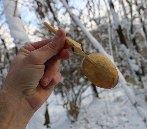 BETULA, VYŘEZÁVANÁ LŽIČKA Z BŘÍZY