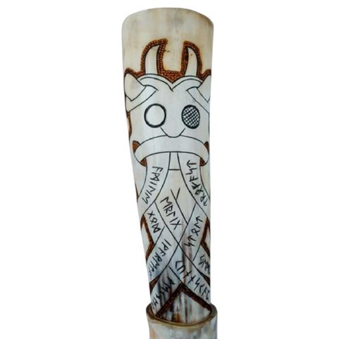 ODIN, ZDOBENÝ VIKINGSKÝ ROH