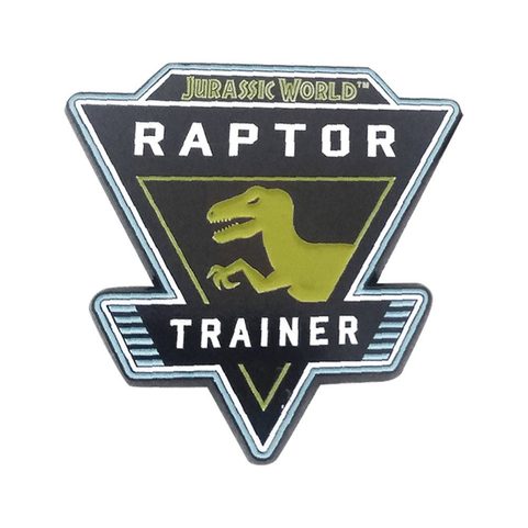 ODZNAK JURASSIC WORLD PIN BADGE RAPTOR - JURSKÝ PARK