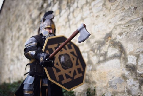 BATTLE AXE FAKESTEEL, MEKČENÁ SEKERA